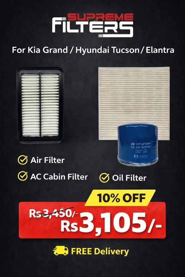 Hyundai Elantra Air Oil Cabin Filter (BUNDLE OFFER)