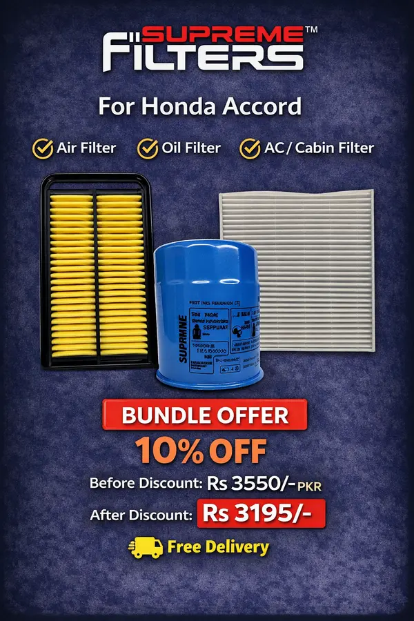 Honda Accord Air Oil Cabin Filter (BUNDLE OFFER)