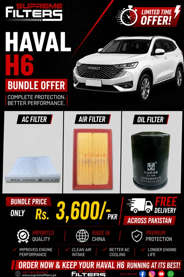 Haval Air,Ac and Oil Filter Bundle Offer