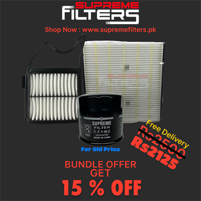 Toyota Prius Old Air Oil Cabin Filter (BUNDLE OFFER)