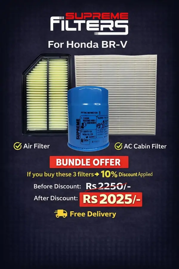 Honda BRV Air Oil Cabin Filter (BUNDLE OFFER)