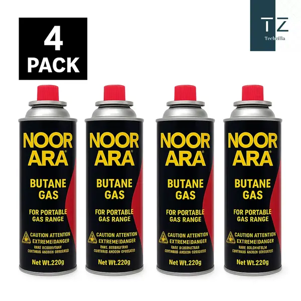 Noor Ara Butane Gas 220 gm Pack of 4
