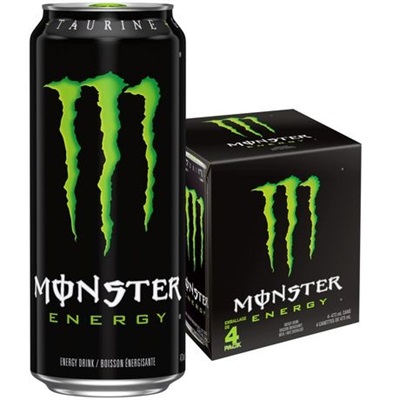 Monster Energy Drink 500ml Pack of 4 