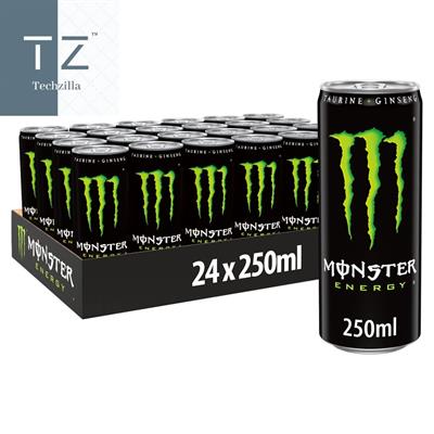 Monster Energy Drink 250ml Pack of 24 (Made in UK)