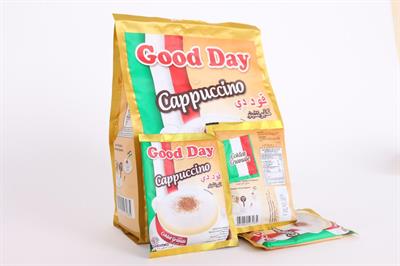 GoodDay Instant Coffee Cappuccino Powder, 30 Sachets