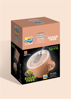 Nitel Karak Cardamom Tea Sugar Free with Stevia 230g