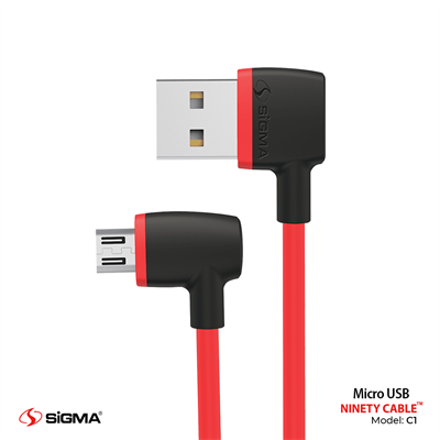 Sigma Smart Auto Disconnect 2.4A Ninety Cable – C1 Micro Cable