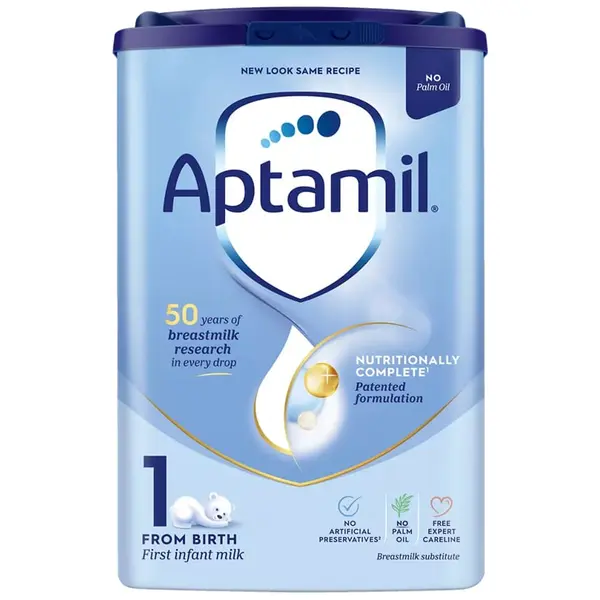 APTAMIL 1 FIRST INFANT MILK 0- 6 MONTHS 800G (IMPORTED MADE IN IRELAND)