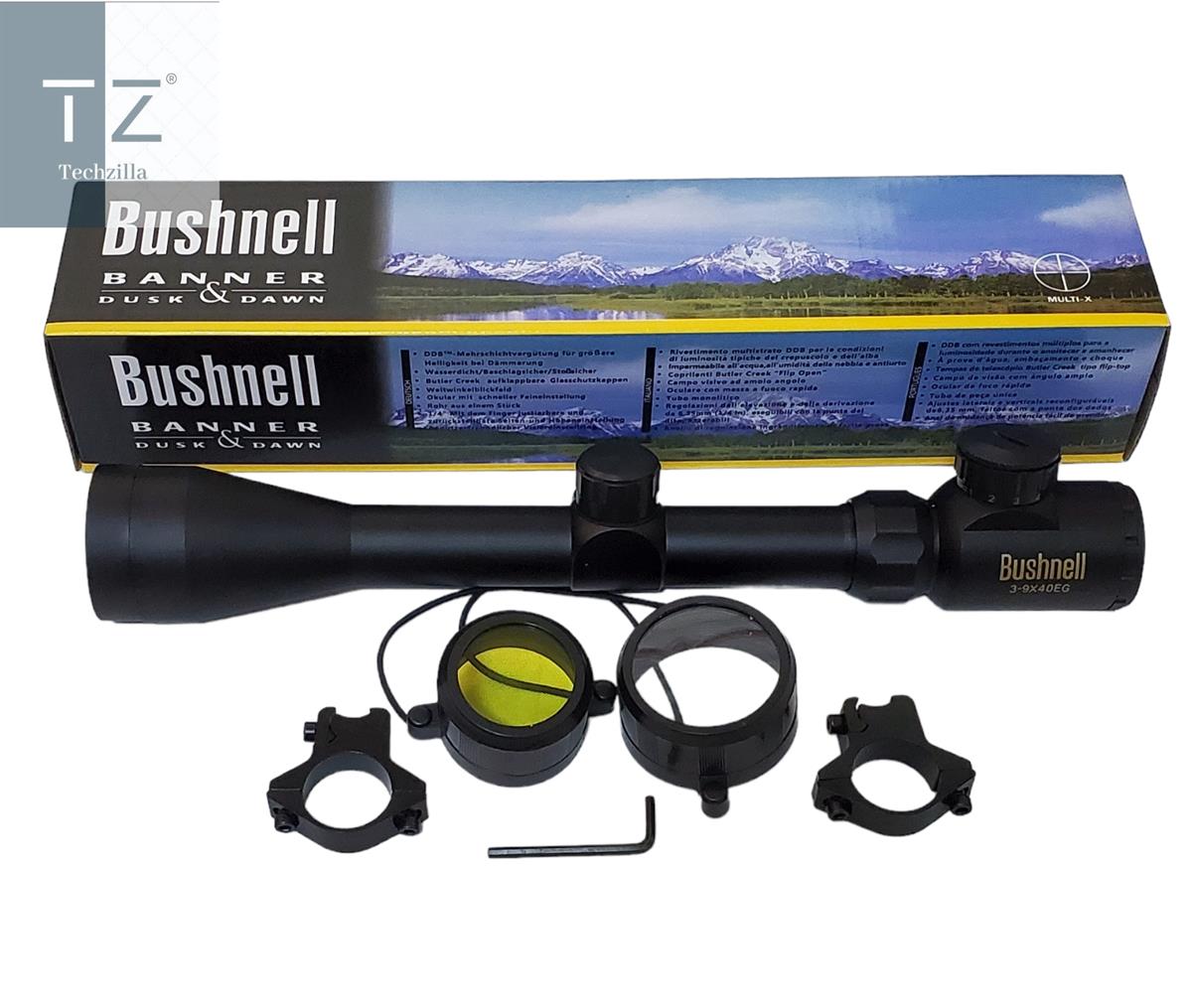 Bushnell Banner 3-9x40mm EG Riflescope, Dusk & Dawn Hunting Riflescope