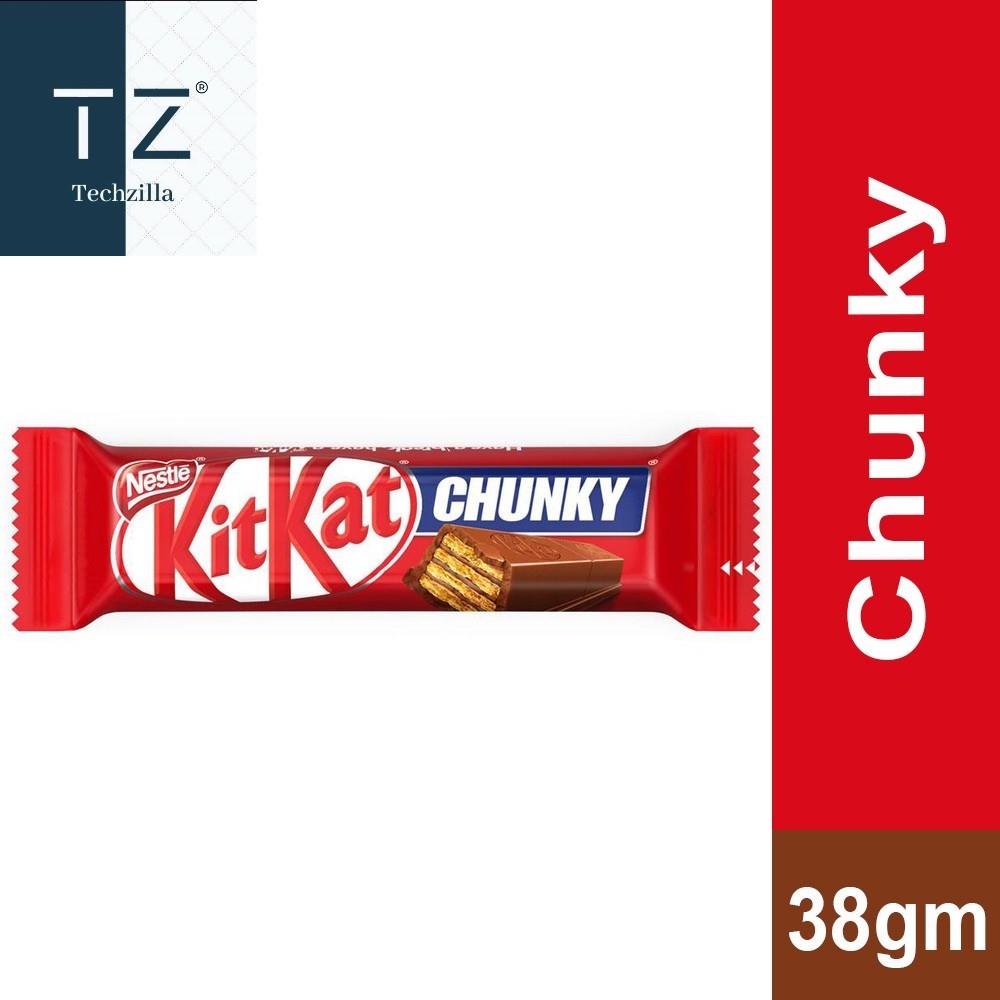 Kitkat Chunky Chocolate Bar 38g, Pack of 12 (Made in Turkey)