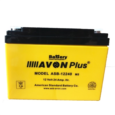 Avon Plus (12 Volts 24amp) Rechargeable Maintenance Free Dry Battery