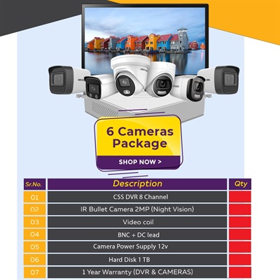 CSS 6 Camera Package 2mp