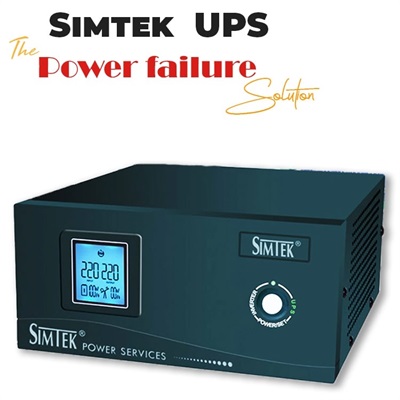SIMTEK SINE WAVE UPS XL 1200va 4+4 - 12v