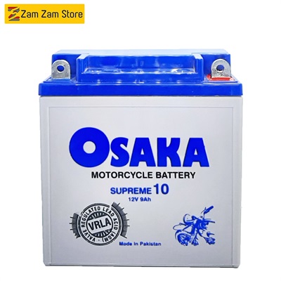 Osaka (Supreme 10) 12v 9amp Rechargeable Maintenance Free Dry Battery