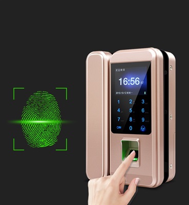 Smart Fingerprint Glass door lock