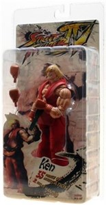 Street Fighter IV NECA Series 1 Player Select ,ken,Action Figure