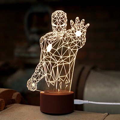 Iron man 3D Lamp