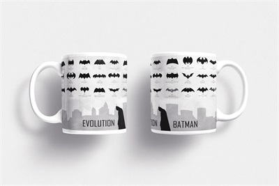 Batman Evalution Mug