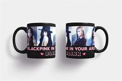 Black Pink Blink Mug