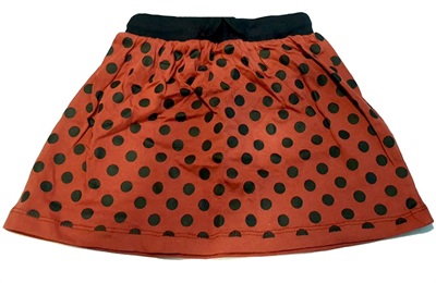 Polka Dots Black Skirt