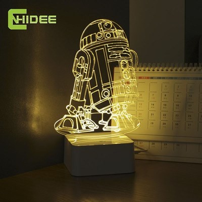 Star Wars R2 3D Lamp