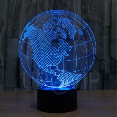 Earth 3D LED Lamp