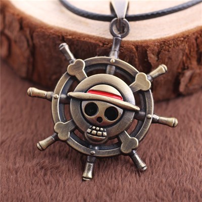 Anime Straw Hat Pirates Necklace Stainless Steel | One Piece Universe-demhanvico.com.vn