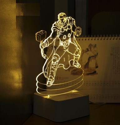 Thor 3D Lamp
