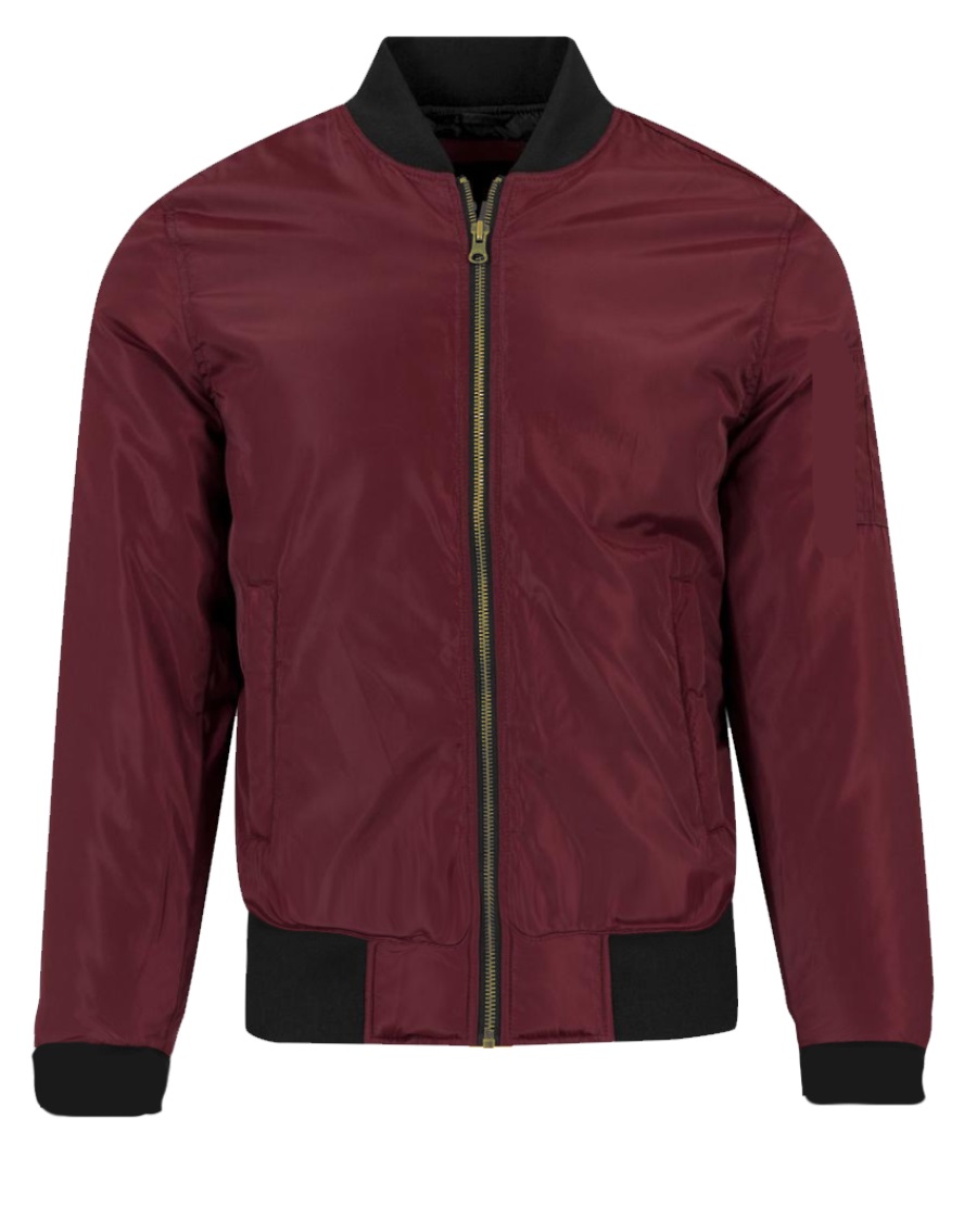Burgundy Bomber Jacket in Pakistan for Rs. 3000.00 | Digital Realm