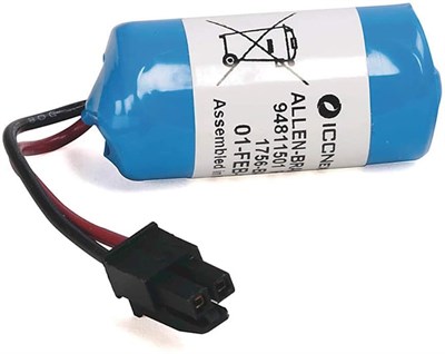 1756-BA2 3V Allen Bradley PLC Battery Assembly LOGIX5000/5561/5562/3 Lithium with AMP Plug , Country of origin: Mexico