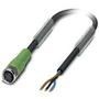Sensor/actuator cable - SAC-3P- 5,0-PUR/M 8FS