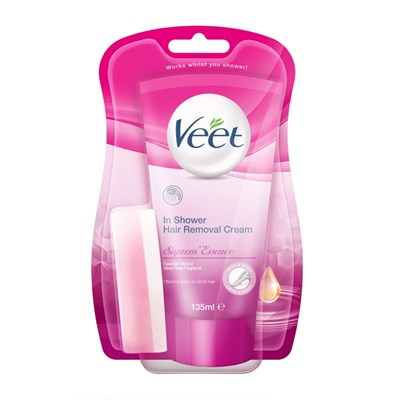 Veet Suprem' Essence In Shower Hair Removal Cream 135ml