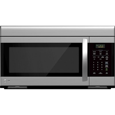 LG - 1.6 Cu. Ft. Over-the-Range Microwave - Stainless Steel