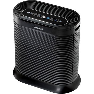 Honeywell - Bluetooth-Enabled Console Air Purifier - Black