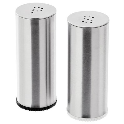 IKEA Salt/pepper shaker, set of 2, stainless steel