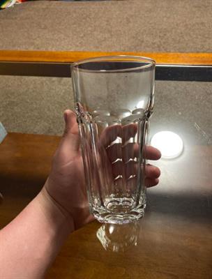 Clear Glass Jumbo size 650 ml
