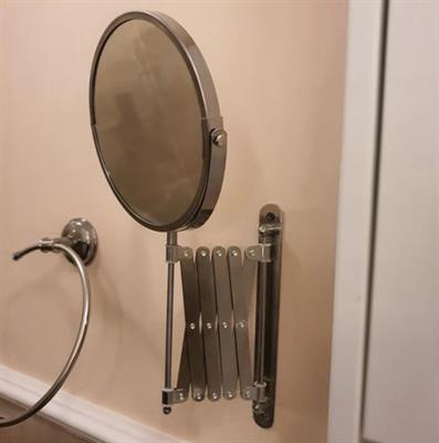IKEA Magnifying Mirror, stainless steel (2 sides)