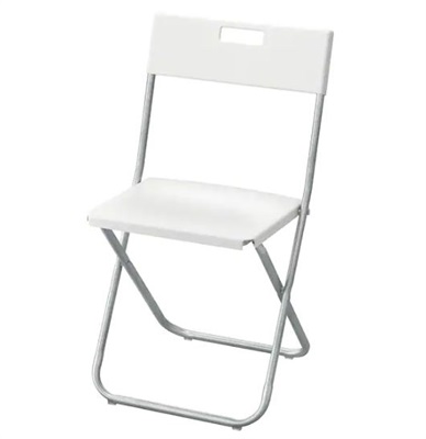 IKEA Foldable Chair White color