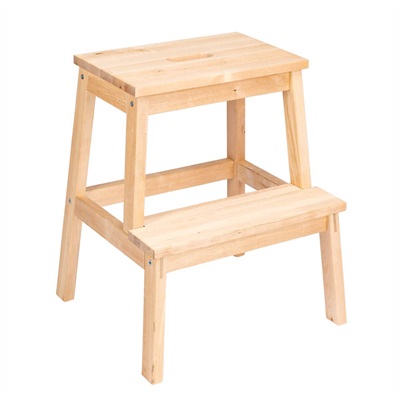 IKAE Wooden Step Stool beech, 50 cm