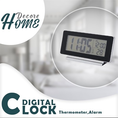 IKEA Clock/thermometer/alarm, black