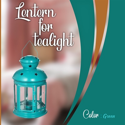 Lantern for tealight (Green)