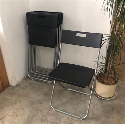IKEA Foldable Chair Black color