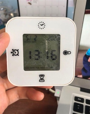 IKEA Clock/thermometer/alarm/timer, white