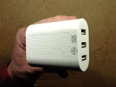 IKEA KOPPLA 3-port USB charger, white