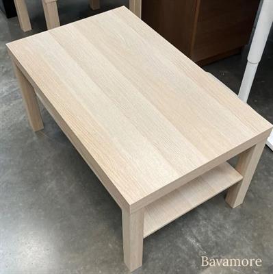 IKEA Coffee table, white stained oak effect, 90x55 cm