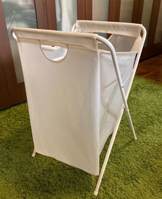 IKEA Laundry bag with stand, white70 l