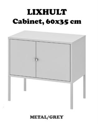 IKEA Metallic Cabinet, metal/grey 60x35 cm
