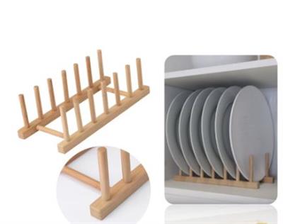 IKEA Plate holder, bamboo