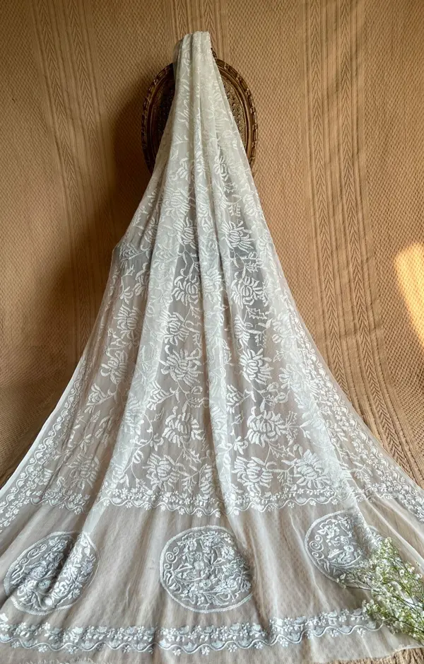 Heirloom Chiffon Duppata