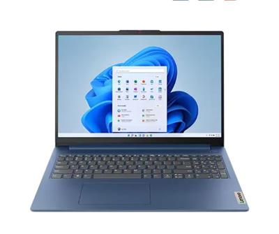 Lenovo IP Slim 3, 14TH Gen Core 3-100U, 8GB, 512GB-SSD, 15.6'' FHD IPS Touch, BL-K, FP, W11 - Abyss Blue